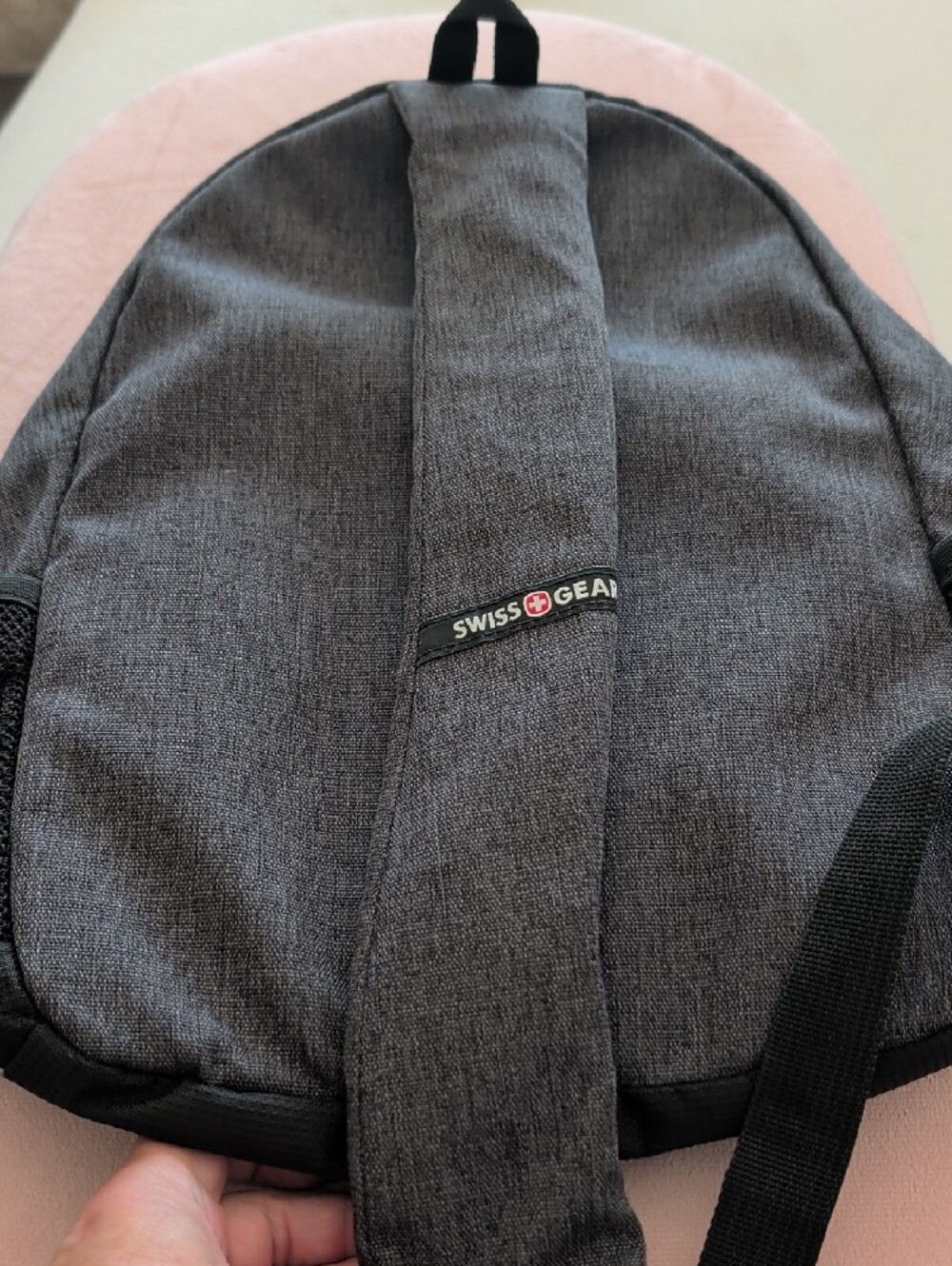 SwissGear Gray-Black Compact Travel Backpack - Picture 5 of 5